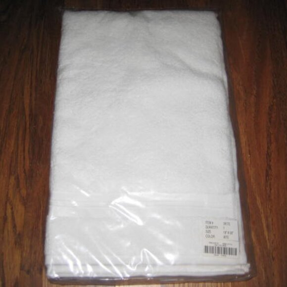 NWT Set of 2 Sundance Catalog Hand Towels White in Package Cotton Made in Turkey - Picture 8 of 8
